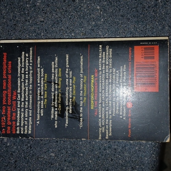 All the President's Men Book - Picture 3 of 4